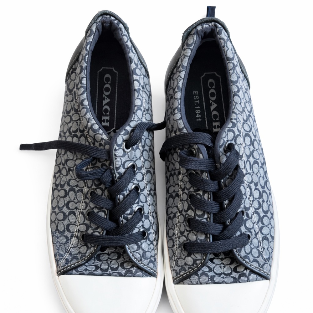 Coach Signature Canvas Sneakers | Women’s 9.5 | Authentic | Vintage - Picture 3 of 9